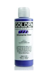 Fluid Acrylics Ultramarine Violet 4 oz Bottle Professional Art Paint Ink