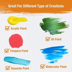 Canvas Boards for Painting 40 Pack, 8 inch x 10 inch Super Value Pack, Artist Ca
