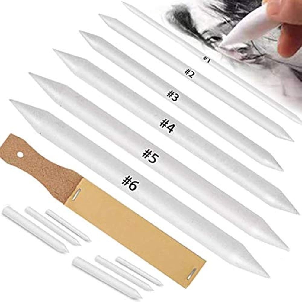 13/43 PCS Blending Stumps and Tortillions Paper Art Blenders Sketch Drawing Tool