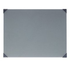 New Wave POSH Glass Artist Palette | Neutral Grey, 9 x 9″ x 12″ x 0.1″, Gray