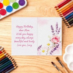 Watercolor Cards Envelopes 4×6 Inch 100% Cotton 140lb/300gsm Postcards 50 Sets
