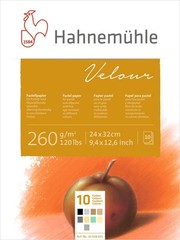 Hahnemuhle Velour 260 GSM Pad – 24 x 32cm Mixed Colours