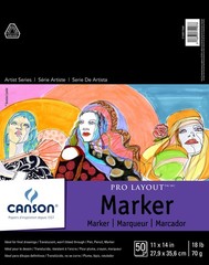 Artist Series Pro Layout Marker Paper, Foldover Pad, 11×14 inches, 50 Sheets …