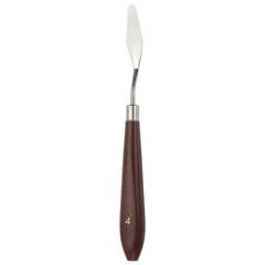 Painting Palette Knife 1.77 x 0.55 Inch Stainless Steel with Plastic Handle