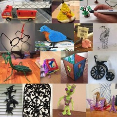 Professional Printing 3D Pen with OLED Display