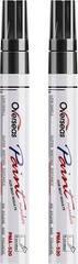 Fade-Resistant Black Permanent Markers – Waterproof for All Surfaces – 2 Count