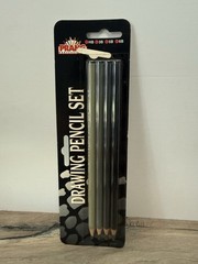 Vintage NOS Art Drawing Pencil 4 Piece Set Prang Dixon Made In USA