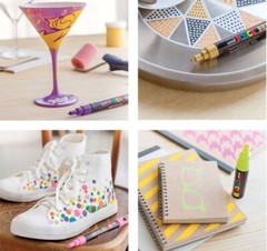 Mitsubishi Posca PC-1M/3M/8K/17K Paint Marker Art Pen – 50 Pen Set !