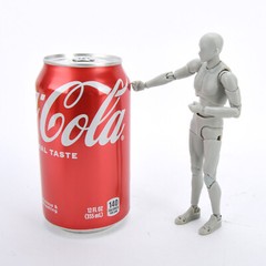 Body Kun DX Blockhead Joint Mannequin Drawing Action Figure Human Male Gray