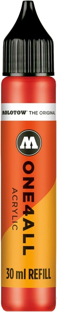 Molotow ONE4ALL Acrylic Paint Refill 30ml Traffic Red for Paint Markers