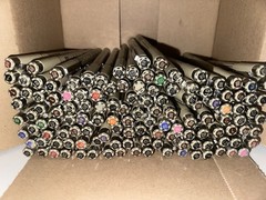 LOT OF 100 Plus Sakura PIGMA Micron Brush Graphic Archival Ink Pens – Used/New