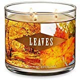Bath & Body Works 3-Wick Scented Candle in Leaves Large, Golden Fall