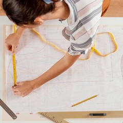 Tracing Paper Roll 24 Inch x 30 Yards White Translucent Pattern Sewing Drawing