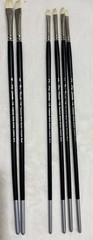 Lot of 6 Creative Mark Pro Stroke Brushes~ 2 Each #4, 4 Each #2- 77B