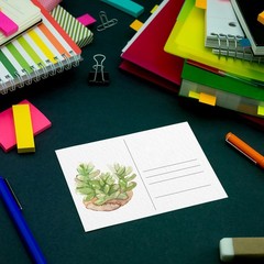 50 Pieces Watercolor Postcards, 100% Cotton 140lb/300gsm Blank Postcards 4×6 …