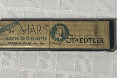 Drawing Lead Staedtler Mars 2H Lumograph Drawing Leads No 1904 2.00mm