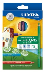 Color-Giants Assorted Colored Pencils – Set of 12 Colored Pencils with A 6.25…