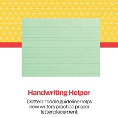 Green Newsprint Practice Paper 1 Inch Rule 12×9 Inch 500 Sheets