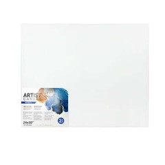 Artist Stretched Canvas, 24″X30″, 2 Pack, 100% Cotton Acid Free, White