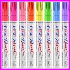 TFIVE Fluorescent Paint Markers, 8 Colors Neon UV Paint Pens for Blacklight – Oi
