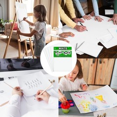 50Pcs White Poster Board,14×18 White Poster Paper Blank Graphic Display Board…