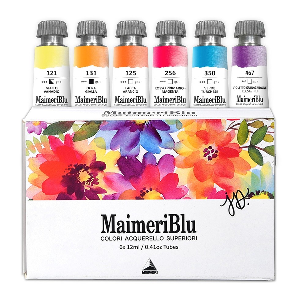 MaimeriBlu, Jeannie Dickson Artist Set, Watercolor Paint, 12ml Kitchen