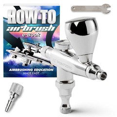 Stubby Single Action Gravity Feed Airbrush
