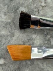 Robert Simmons Paint Brush Round & Flat Plaid One Stroke Dewberry Angular lot 6