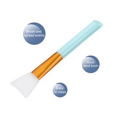 Silicone Epoxy Brushes Pink/Blue/White/Yellow Applicator DIY Brush, Pack of 4