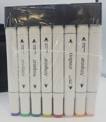 ATOPSTAR 80 Colors Alcohol Markers Set – Dual Tip, White Shell