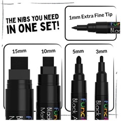 Black Acrylic Paint Pen – Water Resistant
