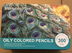 300 Brutfuner Oily Colored Pencils only swatched excellent condition