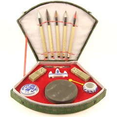 Chinese CALLIGRAPHY Set 5 Brush Japanese Sumi-e Ink UK