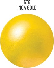 Non-Toxic 2 oz Metallic Acrylic Paint in Iridescent Inca Gold – Vibrant Finish