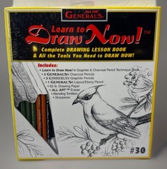 General’s Learn to Draw Now Art Kit Brand New BN12