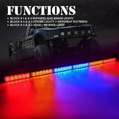 36″ Rear LED Chase Light Bars – All in One – Strobe Brake Reverse G2-RYBBYR