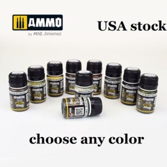AMMO by Mig Jiménez Streaking Effects Paint 35ml – select any color – HUGE STOCK