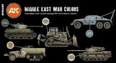 AK-11648 AK Interactive 3G Middle East War Colors
