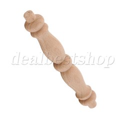 Wood Baluster Spindle Replacement 5.51″ x 0.79″ for Furniture Miniature