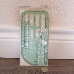 PICKETT 1167I Auto Accident Template Berol VINTAGE !!!
