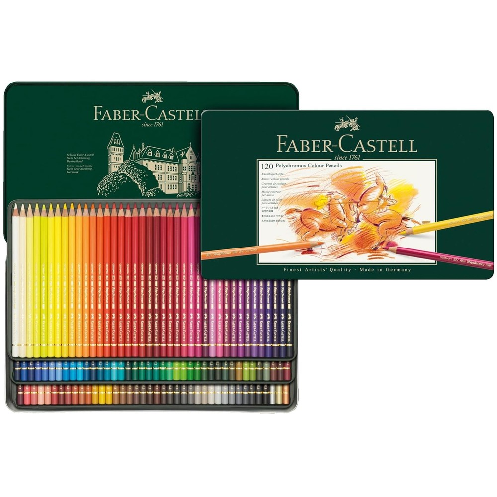 Polychromos 120-Color Pencils Tin – Artist Quality
