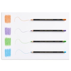 Chromaflow Colored Pencils 36 Tin, Set of 36, 4mm Wide Core, Multicolor, Smoo…