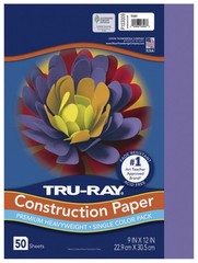 Pacon Violet Construction Paper 9″ x 12″ 50 PCS Heavyweight 1 Pack