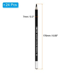 24Pcs Watercolor Pencil for Coloring, Drawing, Painting, Black
