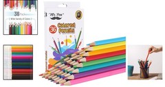 Long-Lasting 36-Count Colored Pencils for Drawing & Sketching – Fade Resistant
