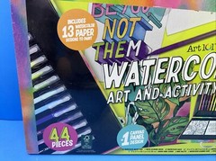 44 Piece Watercolor Art Set, with Carrying Case Art 101 Budding Artist