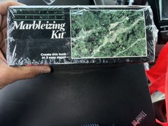 Plaid Marbleizing Kit Faux Finish New Florentine Green Sealed BUT Packing Aged