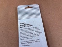 Staedtler Mars Sandpaper Lead Pointer Cleaning Sheets Vintage Art Architecture