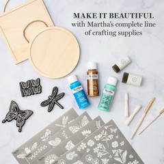 Martha Stewart Multi-Surface Specialty 10 pc Paint Set, Rainbow Sparkle