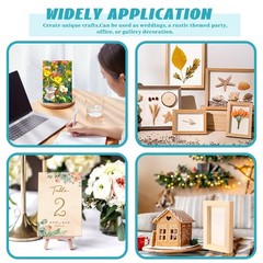 10 Pack 4 x 6 inch Wood Panel Boards, Unfinished Wood Canvas Panels for Craft…